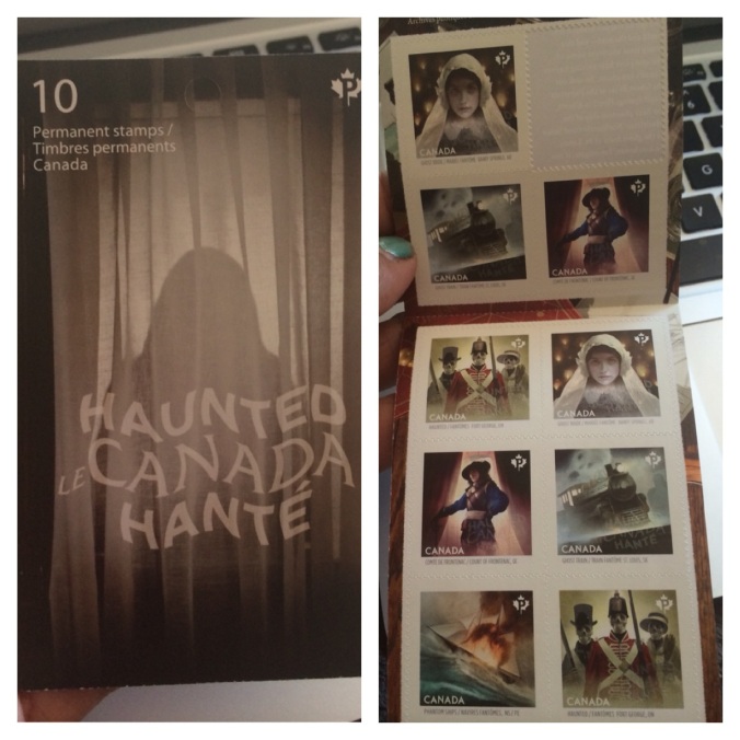 Haunted Canada Stamps